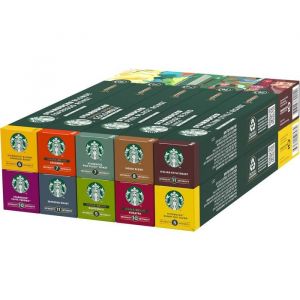Pack D&eacute;couverte Vari&eacute;t&eacute; By Nespresso Capsules De Caf&eacute; Tous Types De Torr&eacute;faction 10 X 10 (100 Capsules) - Exclusivit&eacute;