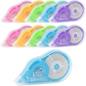 10Pcs Souris Correcteur Blanc 30m*5mm Correcteur Correcteur Effaceur Correcteur pour Fourniture Scolaire &Eacute;cole Bureau Correcteur