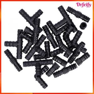 Raccords dirrigation - AKOZON - Kit 24 pi&egrave;ces - Pour tuyau 1/2 pouce - Conception &agrave; barbes - ABS durable