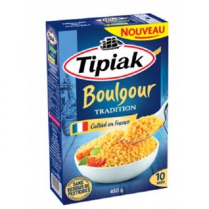 Boulgour Tradition Tipiak 450g/Boite 6 boîtes