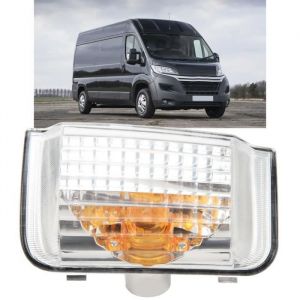 Lentille dindicateur de rétroviseur latéral pour Citroën Dispatch Fiat Ducato Peugeot Boxer et Expert