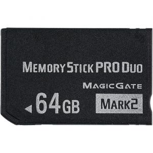 MemoryStick Pro Duo Carte m&eacute;moire PSP haute vitesse 64 Go  Mark2 compatible avec appareil photo Sony PSP1000 2000 3000