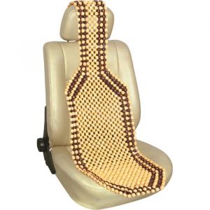 Couvre si&egrave;ge billes bois