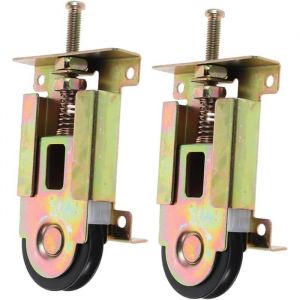 Roues pour portes coulissantes 2 roulettes pour portes de valises : roulements de rechange pour roulettes de portes coulissantes.