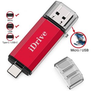 (256GB) USB type c cl&eacute; flash 3 en 1 otg USB 3.0