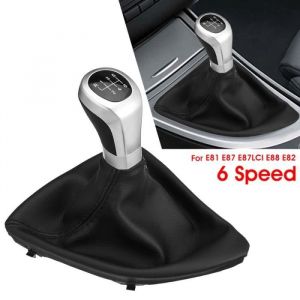 Pommeau de Levier de Vitesse Manuel 6 Vitesses Couvercle de Coffre de Levier de Vitesse Pour-Bmw Série 1 E81 E87 E87Lci E88 E82