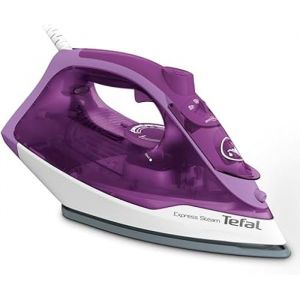 Fer à Repasser Tefal FV2836 - Sec ou Vapeur - Semelle en céramique - 2400 W - Violet Blanc