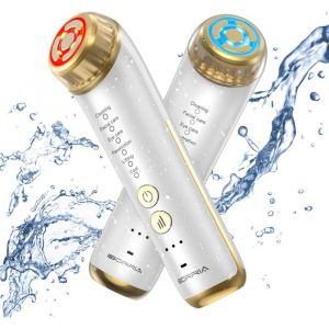 Appareil radiofr&eacute;quence visage - FEBEST - Aura2 Pro - 2MHz - Luminoth&eacute;rapie - Anti rides - Lifting visage - EMS 90Khz