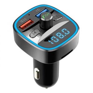 Transmetteur FM Bluetooth Bluetooth Lecteur MP3 Adaptateur Radio sans Fil Kit Émetteur FM Voiture Chargeur Appel Mains Libres