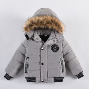 Doudoune à capuche dhiver pour garçon doudoune à capuche chaude et mignonne