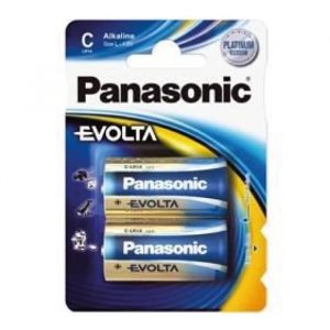Pile Alcaline Panasonic LR14 C EVOLTA - blister de 2
