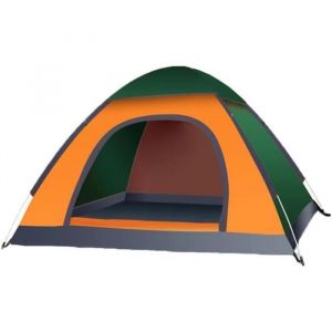 Tente De Campagne Familiale Tente De Plage Pop-Up 2-3 Personnes Tente Instantanée Automatique Avec Porte Zippée-Abri Pour [n16]