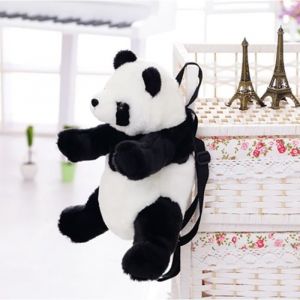 Sac &agrave; Dos Cartable Peluche Panda Enfants Schoolbag Ecole Maternelle 35cm