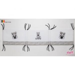 Stefano fashion - Z&egrave;bre - Tour de lit 190x40 cm - pour lit 60x120 cm et 70x140 cm
