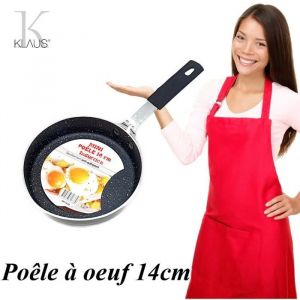 Poêle à œuf 14cm KLAUS - 100% antiadhésif - Robuste et durable - Indéformable