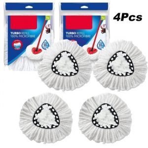 Recharge Balai ViledaVileda Turbo 3 en 1 EasyWring and Clean T&ecirc;tes de Balai Serpill&egrave;re Recharge Convient &agrave; Tous Les Types de Sols