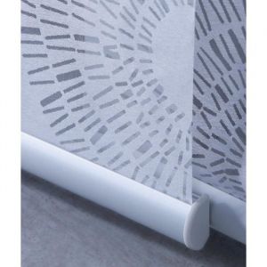 MADECOSTORE Barre de lestage à clipser pour panneau japonais de 45cm - P25 et P29 - Blanc