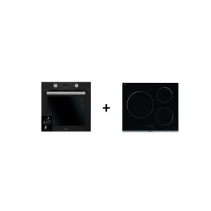 Four encastrable pyrolyse BXP5559B + Plaque de cuisson induction TI364B - BRANDT
