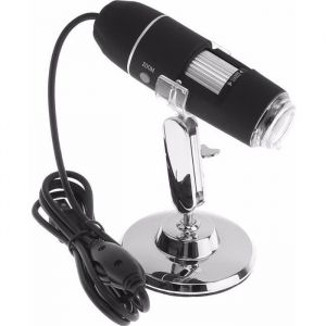 Loupe &eacute;lectronique dinspection de microscope num&eacute;rique 1600X 2MP USB avec support en m&eacute;tal - SODIAL - Zoom