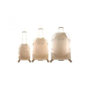 ELLE Diamond Set de Valise Taupe