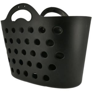 Panier pour v&eacute;lo HAPO-G Trendy One fixation porte-bagages noir