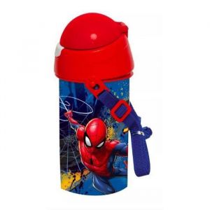 Bouteille Spiderman Dark bouteille de sport 500 ml Numéro darticle : GIM55713209  Gourde enfant spiderman