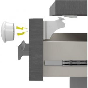 Serrure Magn&eacute;tique de Bloc Porte Securite Bebe Securite Placard Enfant Avec 4 Serrures et 1 Cl&eacute;s Bloque Porte B&eacute;b&eacute; Invisible San