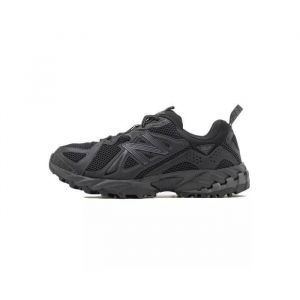 Basket New Balance ML610 DE - Noir - Homme - Lacets - Plat - Textile