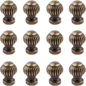 20 Pices Bouton de Meubles Vintage Poignes Boutons de Meuble de Meuble Rond Boutons de Tiroir Boutons de Porte Vintage Laiton YYV