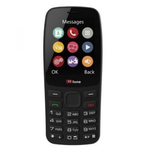 TTfone TT175 Téléphone Portable Débloqué Double SIM avec Écran de 24 Pouces - Appareil Photo Lampe Torche Menu Simple