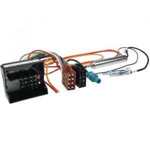 Faisceau autoradio - Peugeot - Norme ISO - Universel - Noir - Voiture