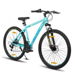 HILAND VTT roues à rayons 21 vitesses cadre aluminium roues 29 pouces freins à disque VTT homme et femmeBleu