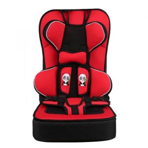 Mxzzand Siège dauto convertible Siège de voiture rehausseur à dossier haut siège de bébé Convertible en auto pour Rose Rouge