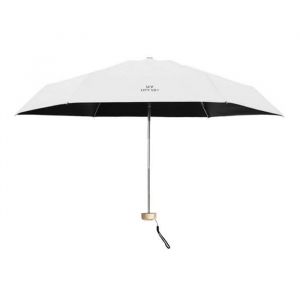 Omabeta Parapluie de protection UV Omabeta Parasol Parapluie solaire Super léger Mini pliable bagagerie parapluie Blanc