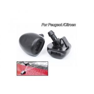 2PCS Jet Gicleur d avant essuie-glace Buse de lave-glace pulv&eacute;risateur pour Peugeot 407 206 206 Citro&euml;n C2 C5 MK1