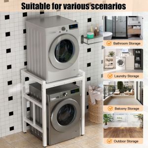 &Eacute;tag&egrave;re de rangement pour lave-linge &eacute;tag&egrave;re de rangement au-dessus du lave-linge avec plan de travail  charge 250 kg