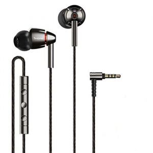 Écouteurs intra-auriculaires filaires 1More E1010 avec micro - Noir - Poids: 18.5 g