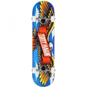 Skateboard complet Tony Hawk 180 - Wingspan - motif ailes déployées - 8 - Bleu