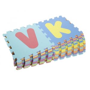 Tapis Puzzle Mousse B&eacute;b&eacute; Alphabet + Chiffres - YGONGMYL - Multicolores - Evolutif - Non Toxique