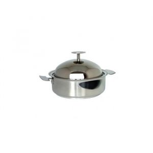 Sauteuse - BAUMSTAL - Cuisson Douce - Diamètre 24 cm - Couvercle Cloche - Tous feux compatibles