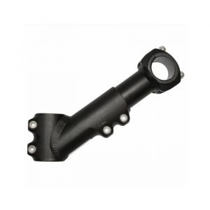Potence tandem P2R noire réglable en longueur 135 à 170mm pour cintre 31.8mm