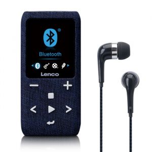 Lenco Xemio-861BU - Lecteur MP3/MP4 avec Bluetooth&reg; et carte micro SD de 8&nbsp;Go - Bleu