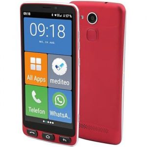 Olympia Neo 14 cm (5.5) Double SIM Android 10.0 4G USB Type-C 2 Go 16 Go 2400 mAh Noir Rouge