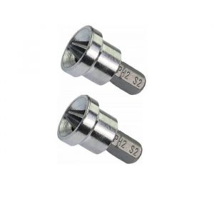 Lot de 2 Embouts de Vissage Sp&eacute;cial pour Plaques de Pl&acirc;tre/Placo/ PH2x25mm 1/4 pour Vis Cruciforme &agrave; Empreint EMBOUT DE TOURNEVIS