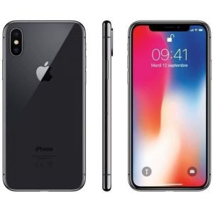 APPLE Iphone X 64Go Gris sid&eacute;ral - Reconditionn&eacute; - Tr&egrave;s bon &eacute;tat