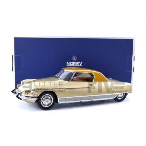 Voiture Miniature de Collection - NOREV - CITROEN DS 19 Le Candy - 1964 - Beige / Brown - 1/18