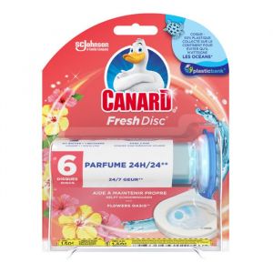 CANARD - PACK DE 10 FRESH DISC BLISTER BOITIER 6 DISQUES FLOWERS OASIS