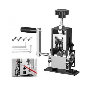 Denudeuse de Cable Electrique D&eacute;nuder ManuelleMachine Manivelle &agrave; D&eacute;nuder Fils1-25 mm D&eacute;nudeur C&acirc;ble ElectriquePince &agrave; D&eacute;nuder