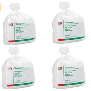 Cotopads - LOHMANN & RAUSCHER - 200 pièces - 8x10 cm - LOT de 4 - Pour Bébé