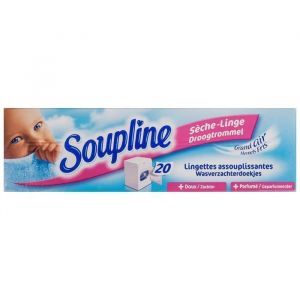 Lingettes Sèche-Linge - Soupline - Grand Air - Lot de 120 - Hypoallergénique - Testé en Hygiène